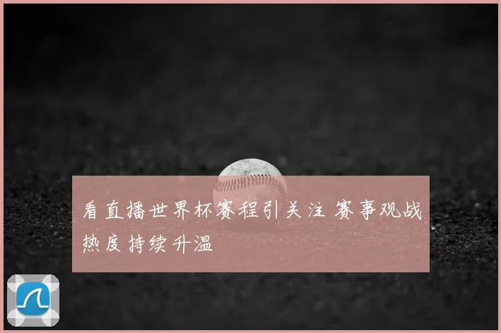 看直播世界杯赛程引关注 赛事观战热度持续升温