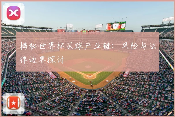 揭秘世界杯买球产业链：风险与法律边界探讨